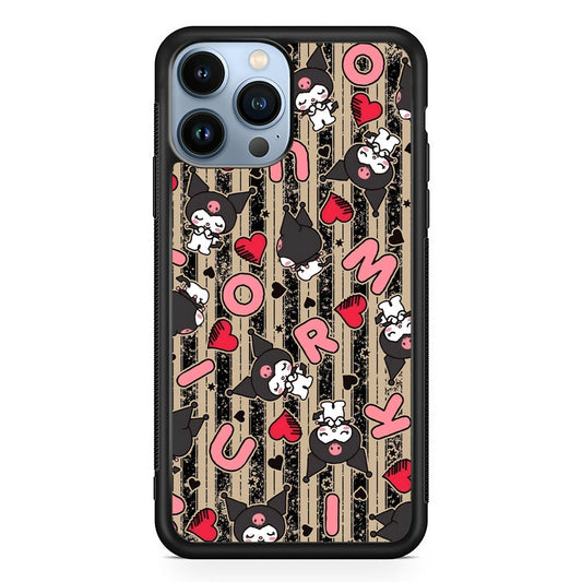Kuromi Sleepy Face iPhone 15 Pro Case - Carneyforia