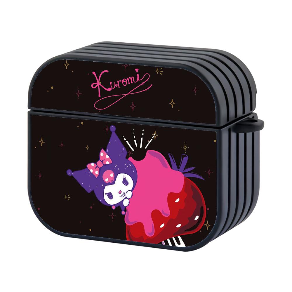Kuromi The Satisfied Smile Apple Airpods 4 Case Black