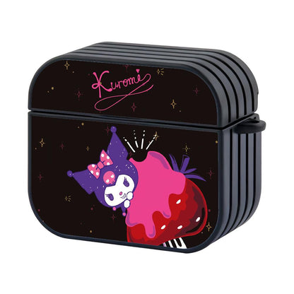 Kuromi The Satisfied Smile Apple Airpods 4 Case Black