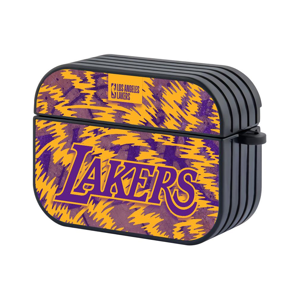 LA Lakers Sharp Determination Apple Airpods Pro Case Black
