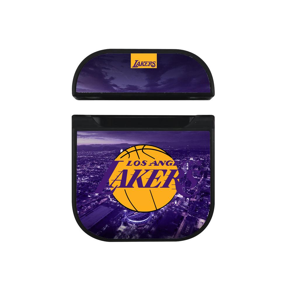 LA Lakers The Victory City Apple Airpods Case Black