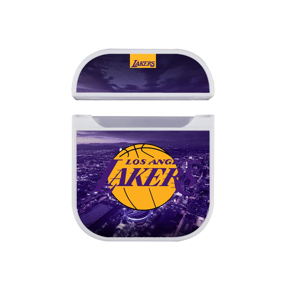 LA Lakers The Victory City Apple Airpods Case White
