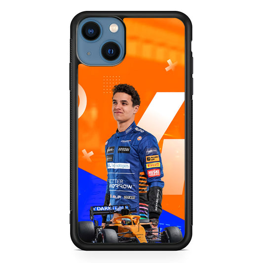 Lando Norris Formula1 iPhone 15 Case - Carneyforia