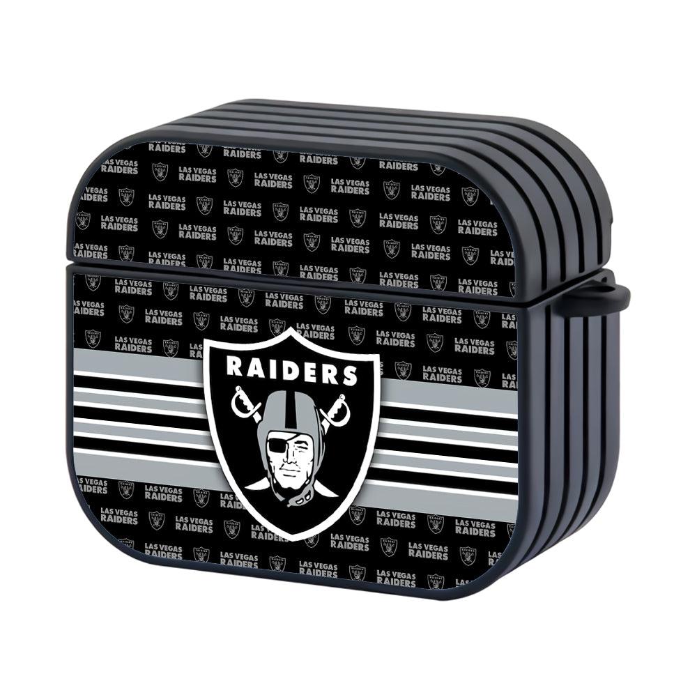 Las Vegas Raiders NFL Banner in Hand Apple Airpods 4 Case Black