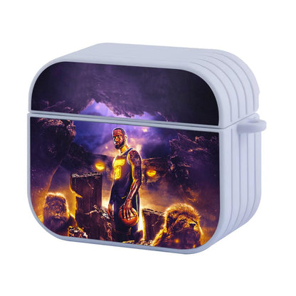 Lebron James Lakers Art Apple Airpods 4 Case White