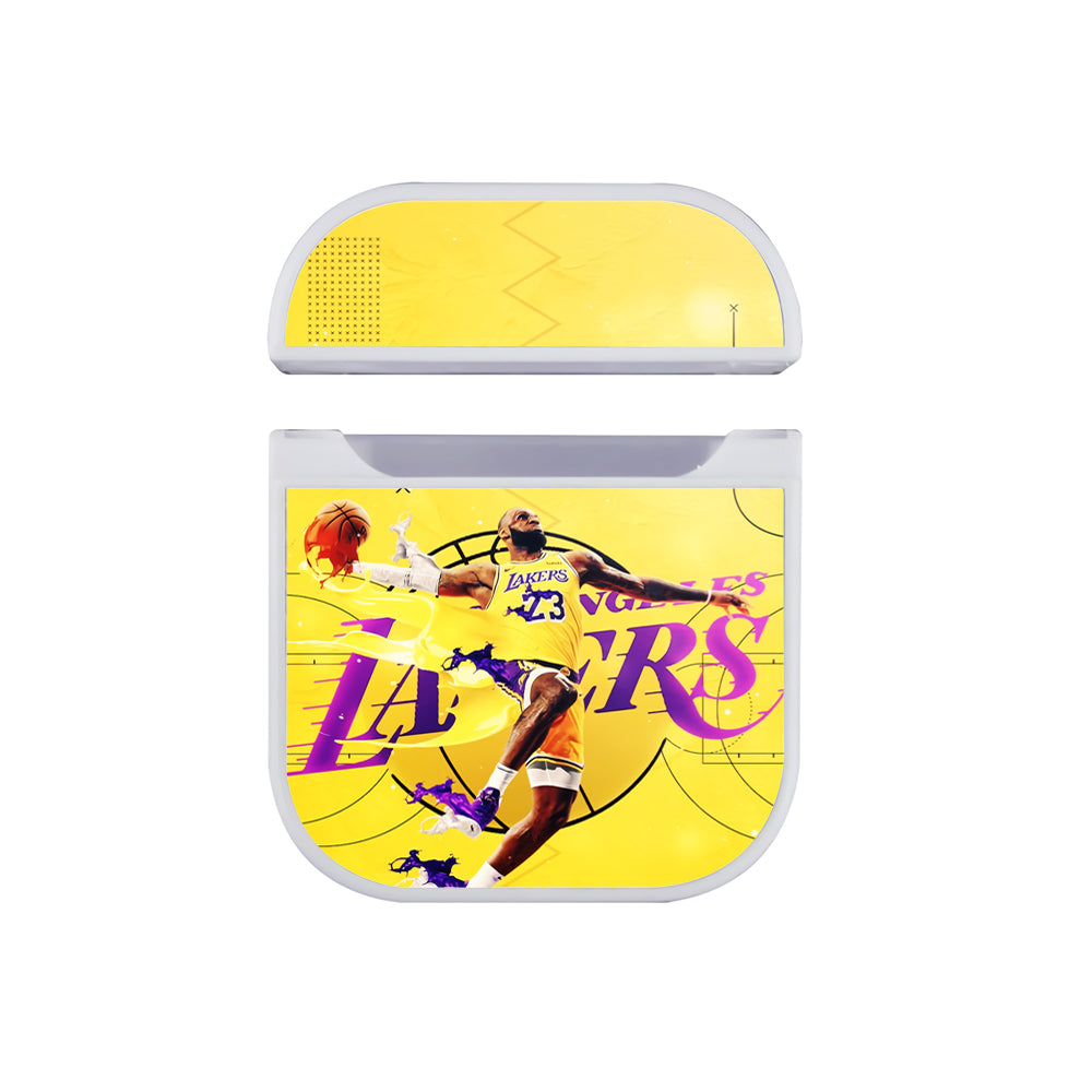 Lebron James Lakers Apple Airpods Case White