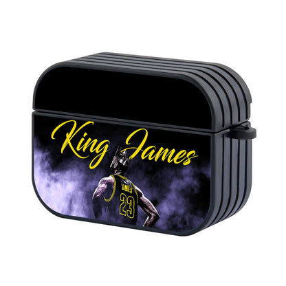 Lebron James NBA King Basketball Apple Airpods Pro Case Black