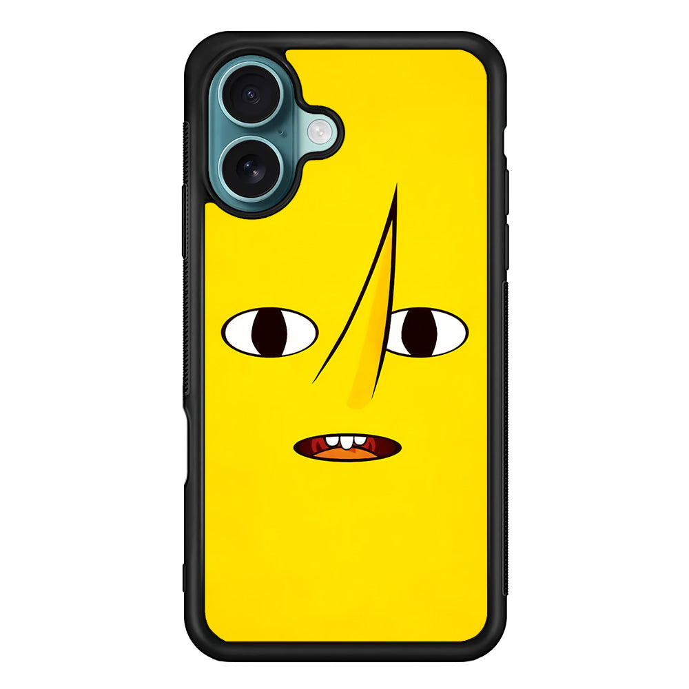 Lemongrab Adventure Time Face iPhone 16 Plus Case
