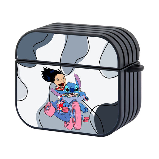Lilo And Stitch Fun Cycling Apple Airpods 4 Case