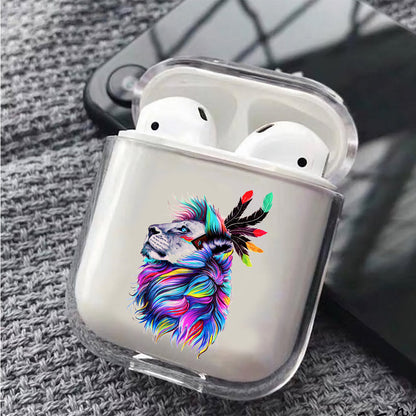 Lion Head Art Painting Apple Airpods Case