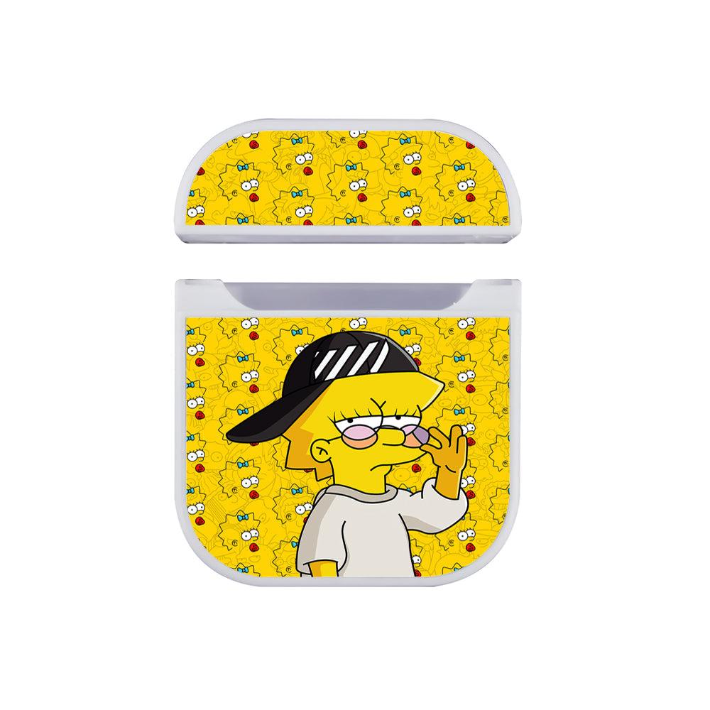 Lisa Simpson Keep Adult Apple Airpods Case White