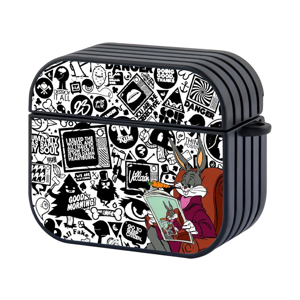 Looney Tunes Bunny The Boss Apple Airpods 4 Case Black