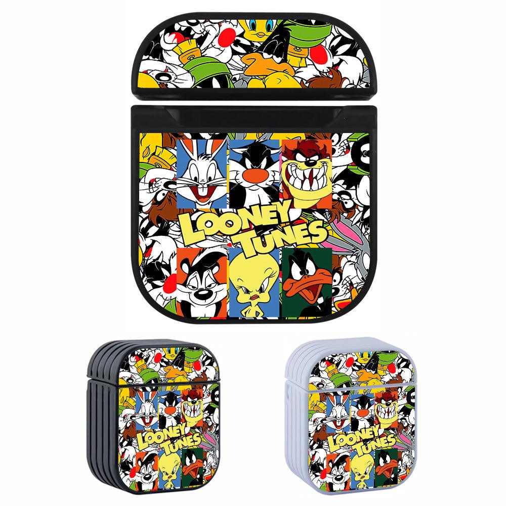 Looney Tunes Capturing the Entertainer's Face Apple Airpods Case