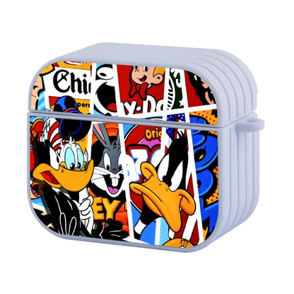 Looney Tunes Duffy Taken Aback Apple Airpods 4 Case White