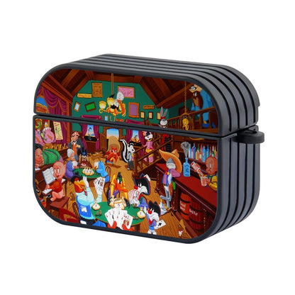 Looney Tunes Under Sheriff's Oversight Apple Airpods Pro Case Black