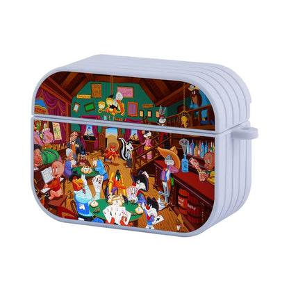 Looney Tunes Under Sheriff's Oversight Apple Airpods Pro Case White