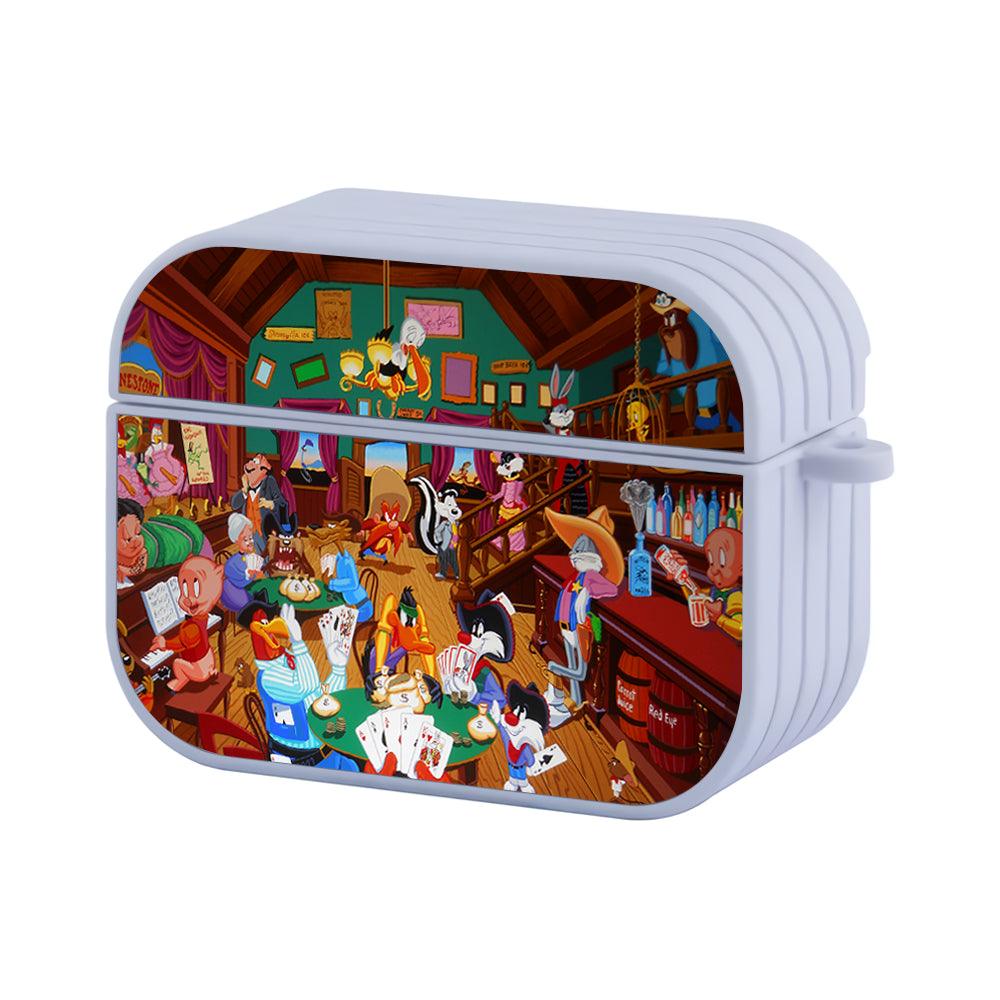 Looney Tunes Under Sheriff's Oversight Apple Airpods Pro 3 Case-White-Carneyforia
