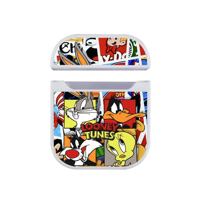 Looney Tunes within Four Main Characters Apple Airpods Case White