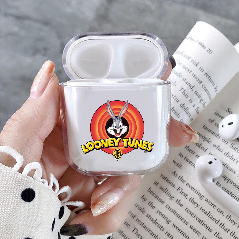 Looney Tune Bug Bunny Emblematic Apple Airpods Clear Case