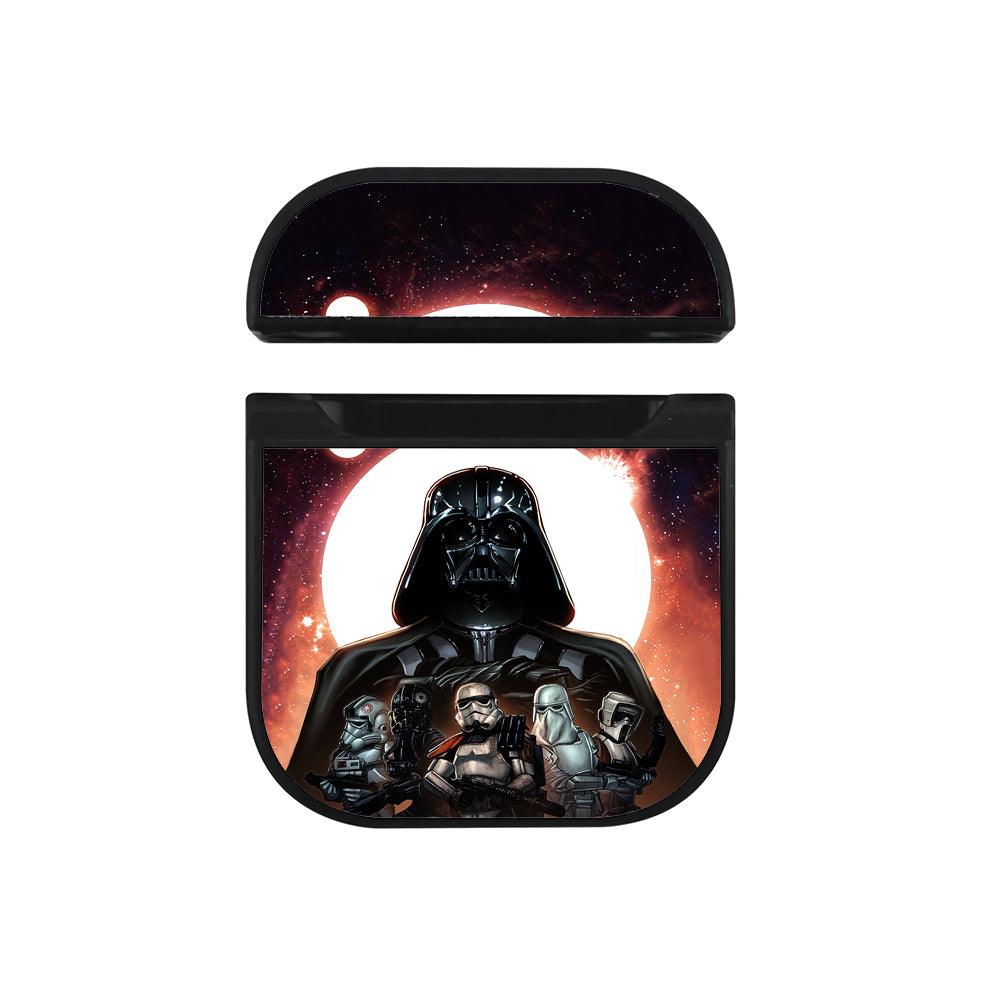 Lord Vader and His Troops Star Wars Apple Airpods Case Black