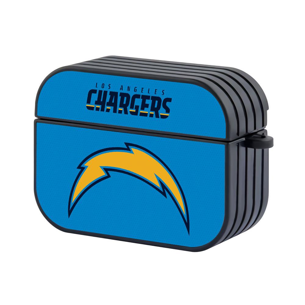 Los Angeles Chargers NFL Bold Flow Apple Airpods Pro 3 Case-Black-Carneyforia
