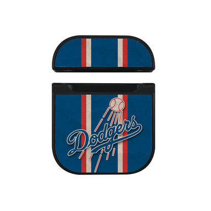 Los Angeles Dodgers Baseball Team Apple Airpods Case Black