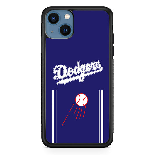 Los Angeles Dodgers Deep Blue Jersey iPhone 15 Case - Carneyforia