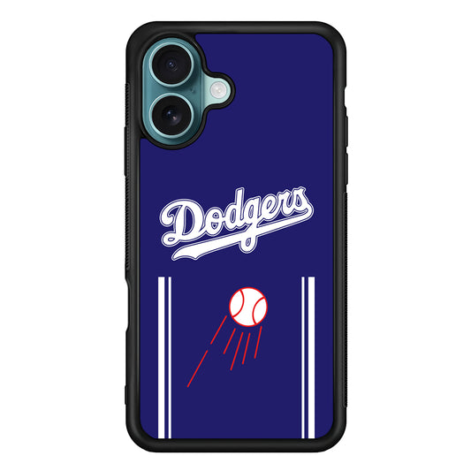 Los Angeles Dodgers Deep Blue Jersey iPhone 17 Case