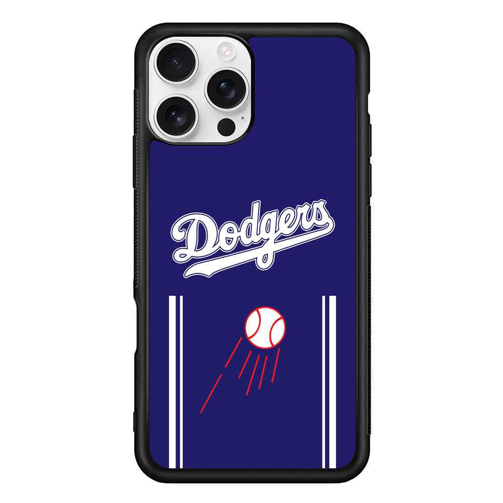 Los Angeles Dodgers Deep Blue Jersey iPhone 16 Pro Case