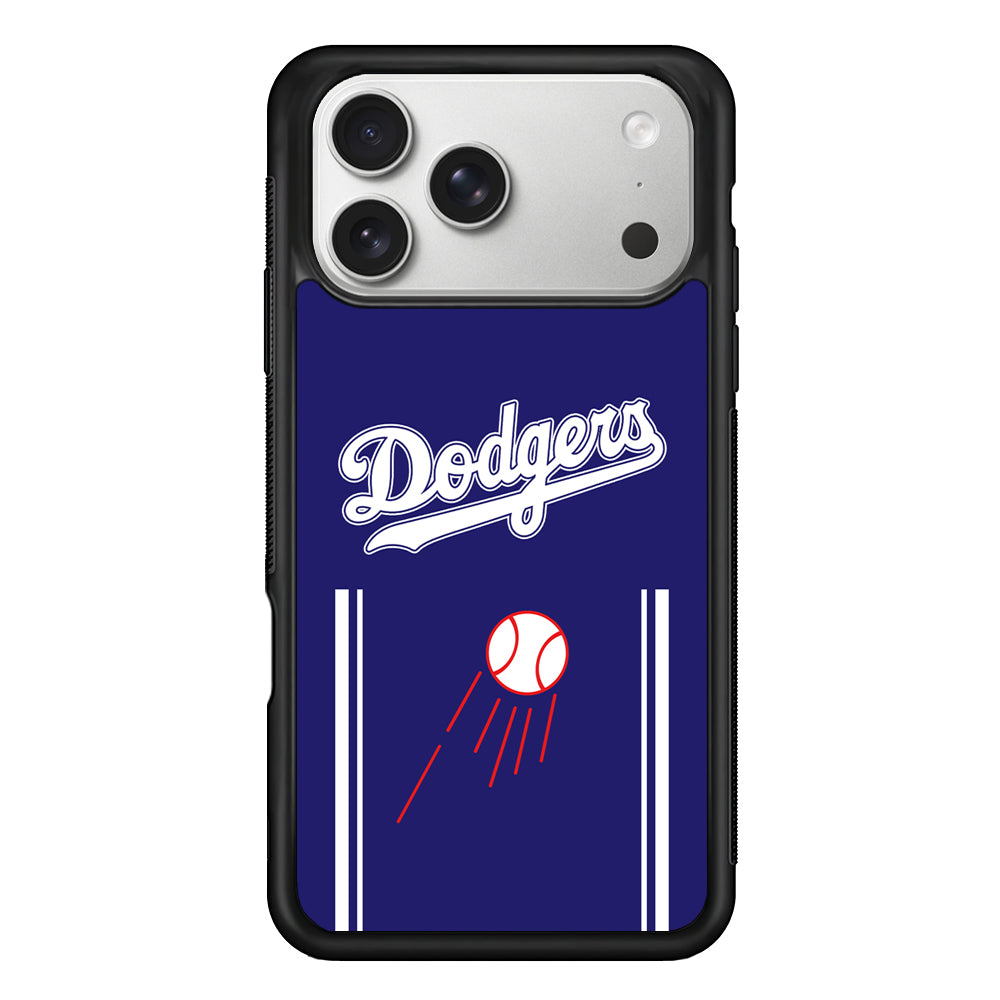 Los Angeles Dodgers Deep Blue Jersey iPhone 17 Pro Case
