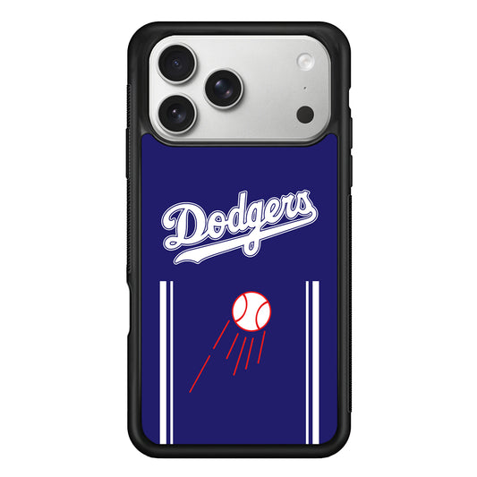 Los Angeles Dodgers Deep Blue Jersey iPhone 17 Pro Case