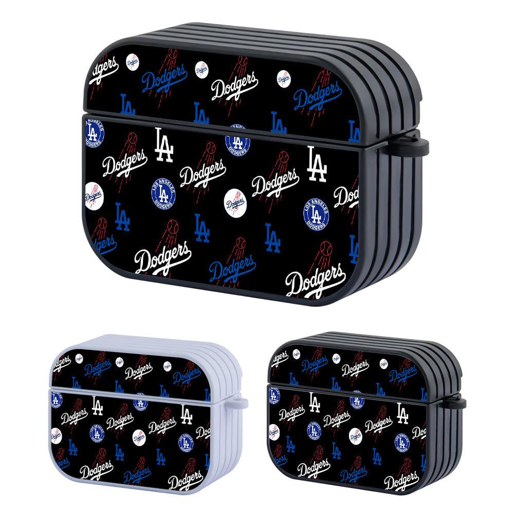 Los Angeles Dodgers Logo Pattern Apple Airpods Pro Case