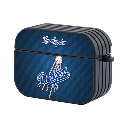 Los Angeles Dodgers MLB Jersey on the Light Spot Apple Airpods Pro Case Black