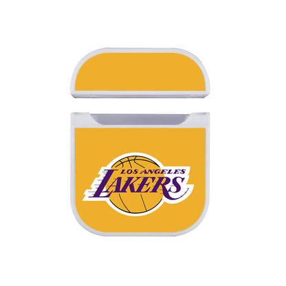 Los Angeles Lakers Logo NBA Apple Airpods Case White