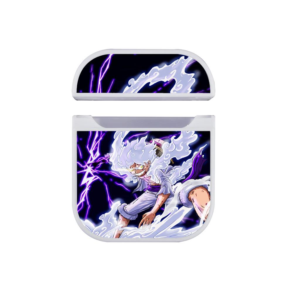 Luffy Gear 5 Sun God Nika One Piece Apple Airpods Case White