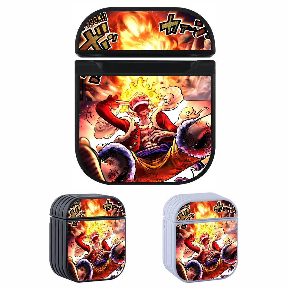 Luffy Nika One Piece Comic Apple Airpods Case