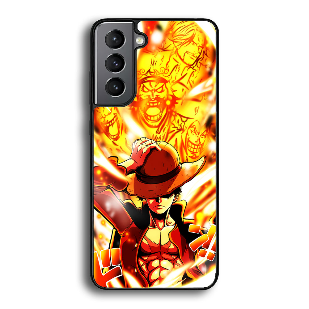 Luffy One Piece Moment Of Comeback Samsung Galaxy S21 Plus Case - Carneyforia
