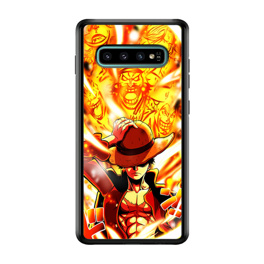 Luffy One Piece Moment Of Comeback Samsung Galaxy S10 Case