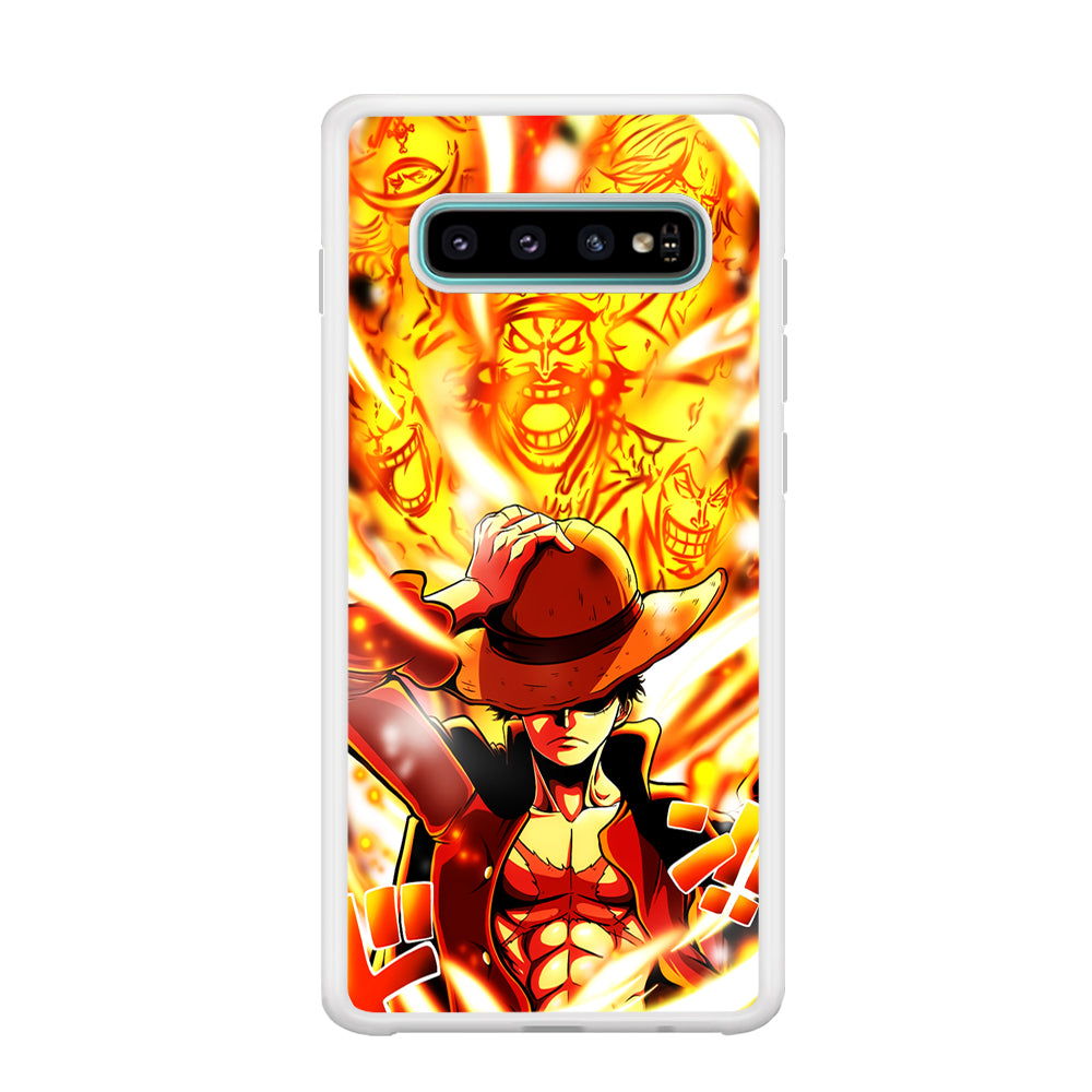 Luffy One Piece Moment Of Comeback Samsung Galaxy S10 Case