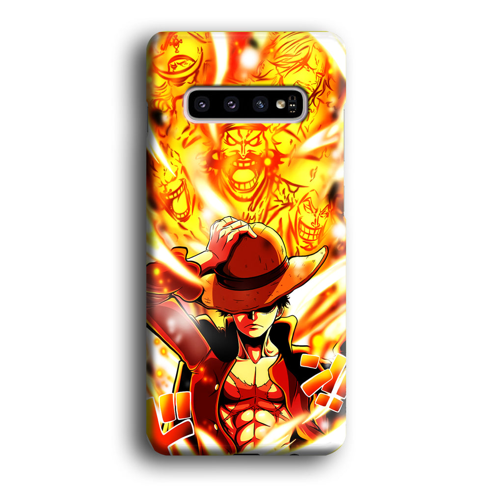 Luffy One Piece Moment Of Comeback Samsung Galaxy S10 Case