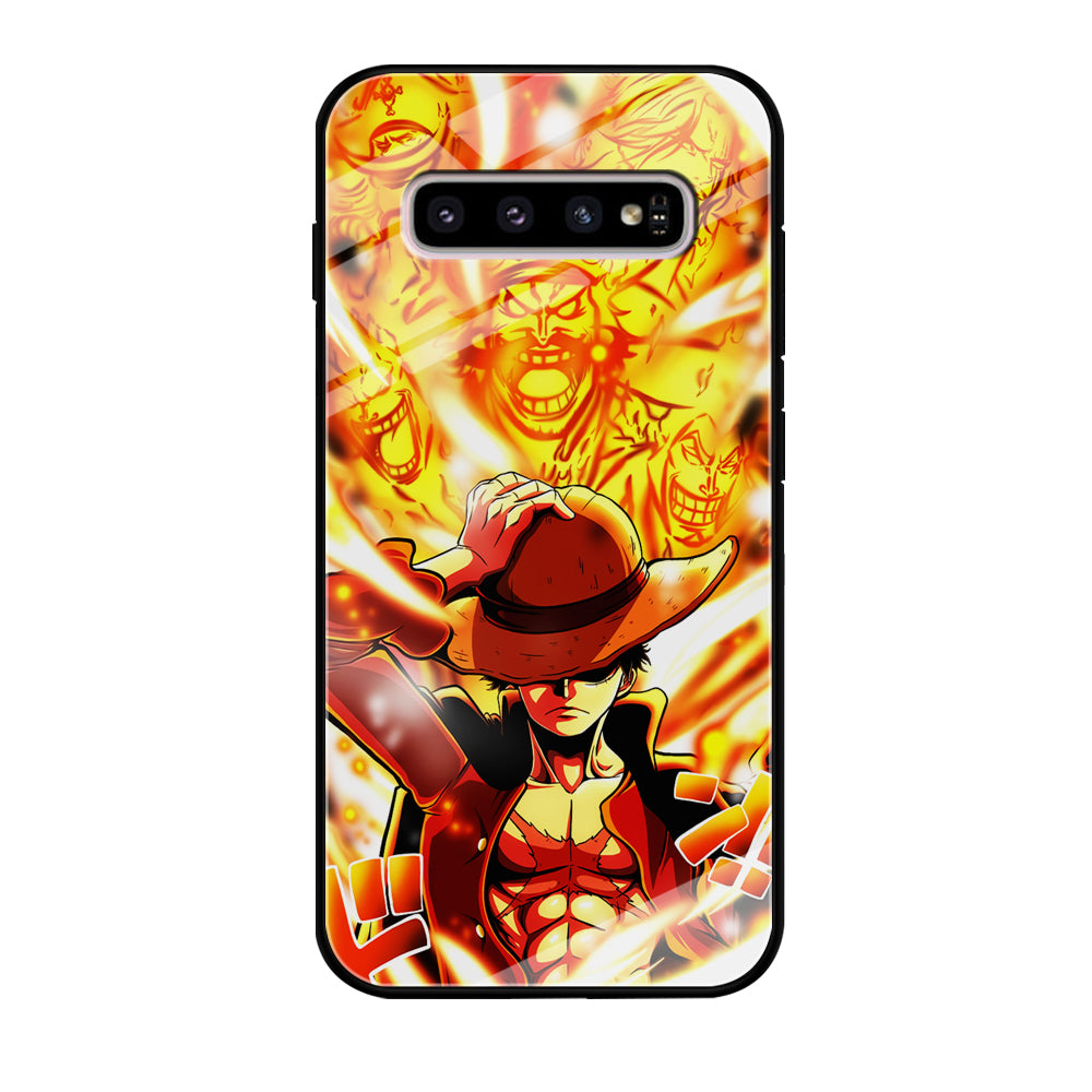 Luffy One Piece Moment Of Comeback Samsung Galaxy S10 Case