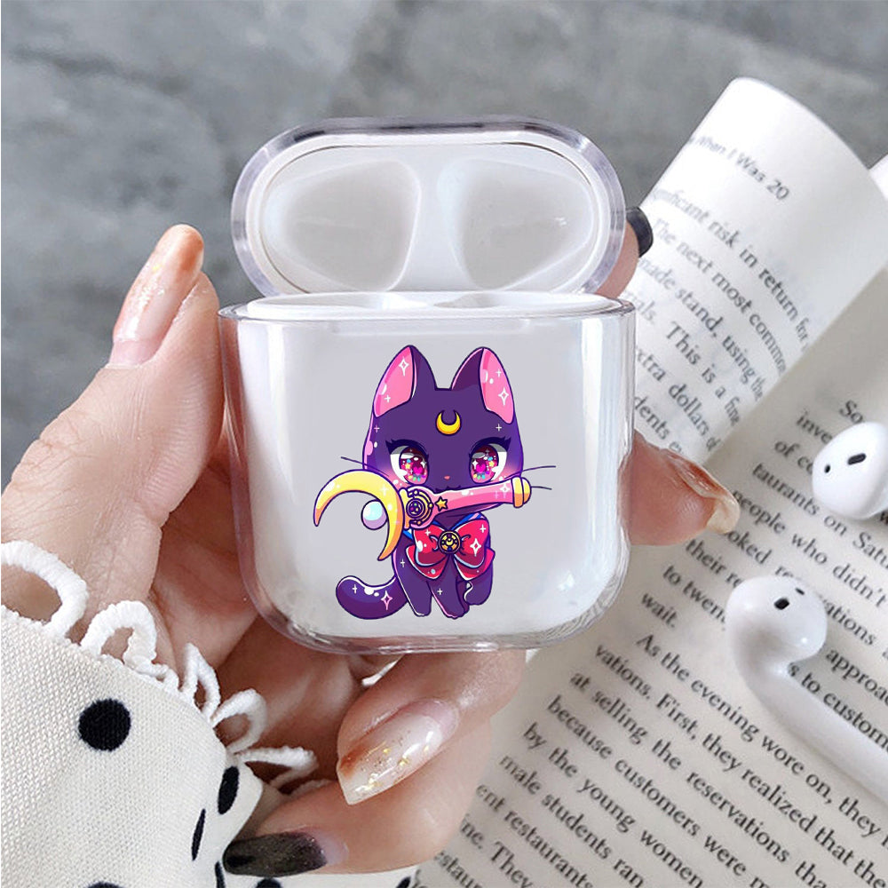 Luna Cute The Cat Apple Airpods Case