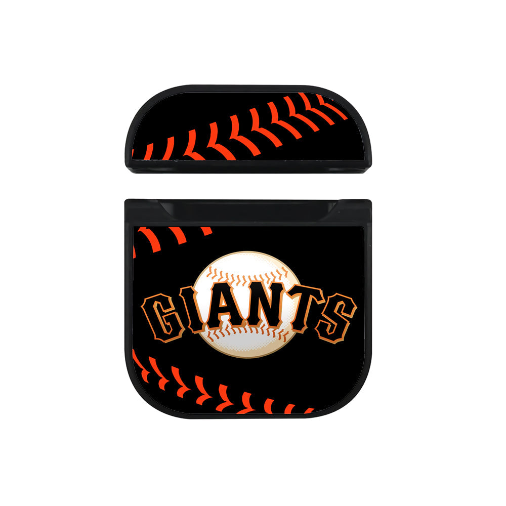 MLB San Francisco Giants Team Apple Airpods Case Black