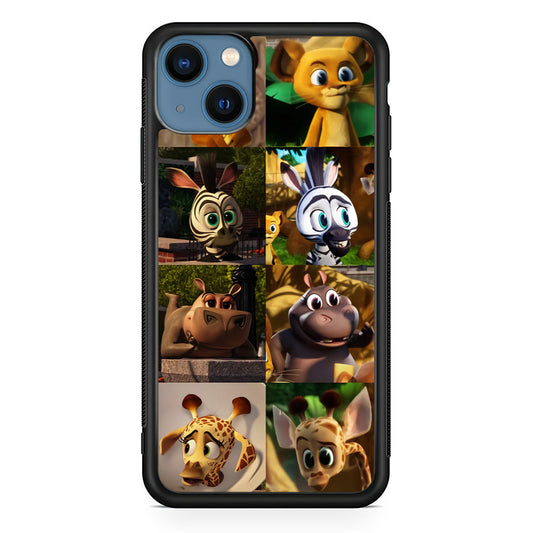Madagascar Babbies Character iPhone 15 Case - Carneyforia