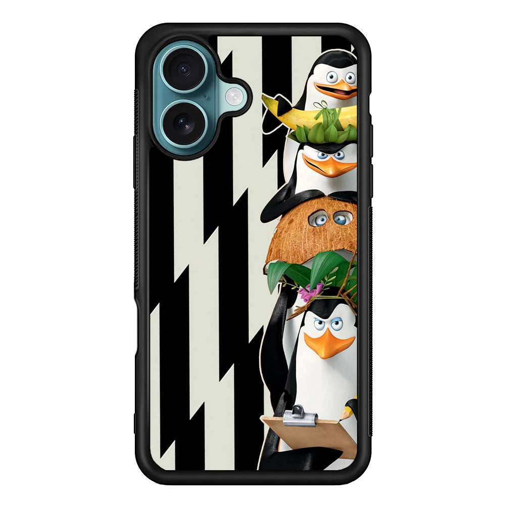 Madagascar Penguin Team iPhone 17 Case