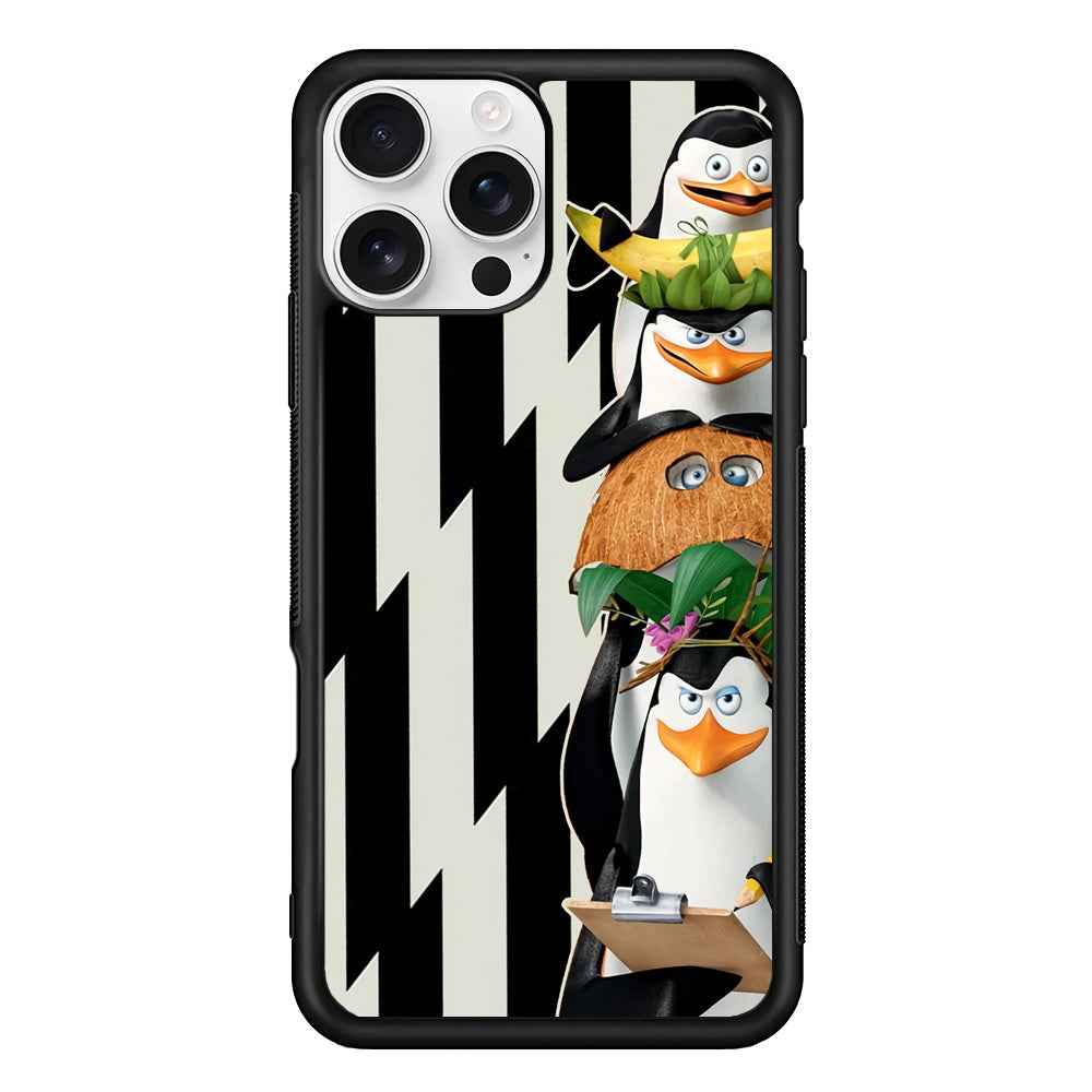 Madagascar Penguin Team iPhone 16 Pro Case