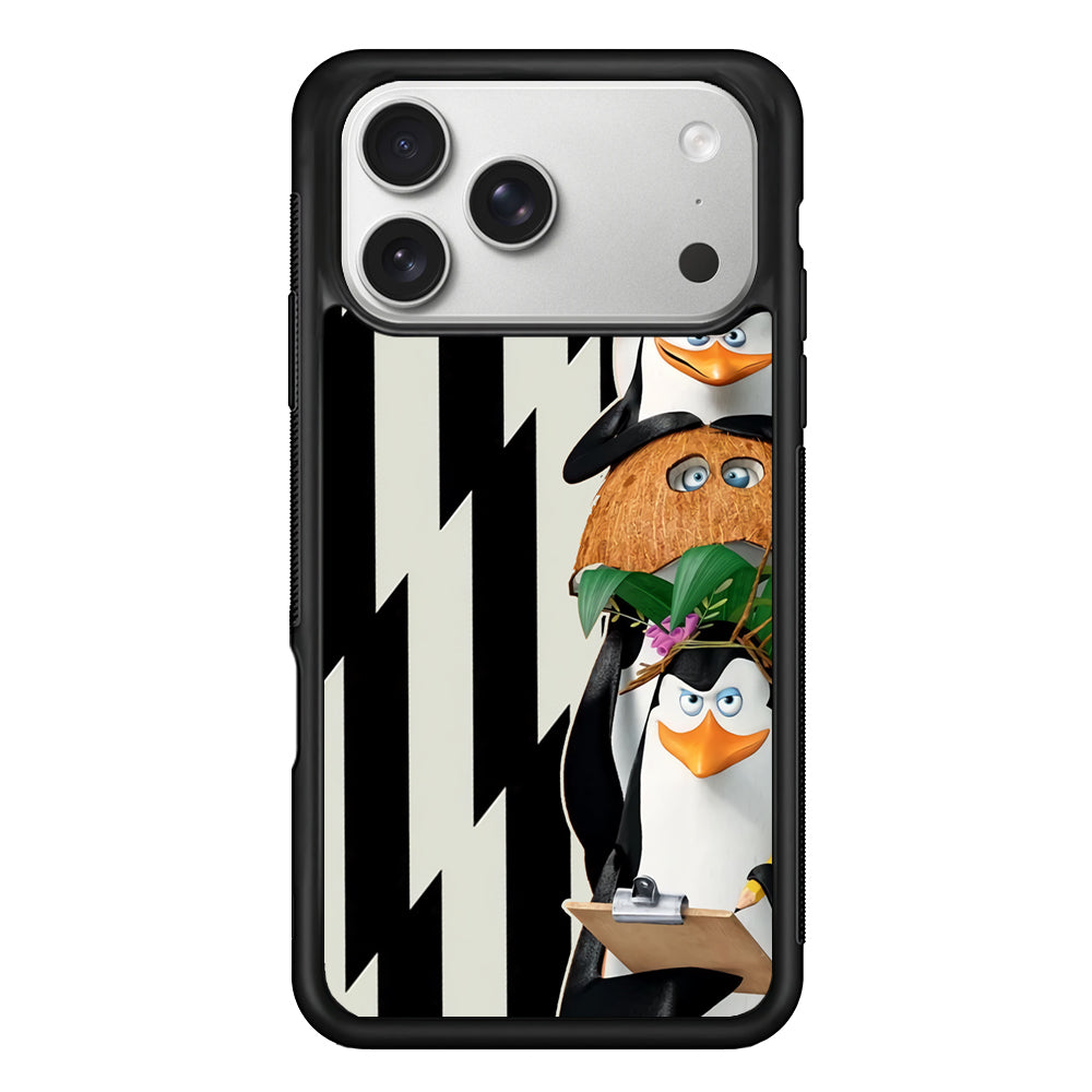 Madagascar Penguin Team iPhone 17 Pro Case