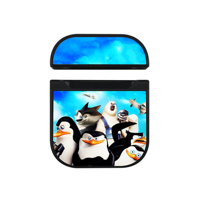 Madagascar Team Penguins Apple Airpods Case Black