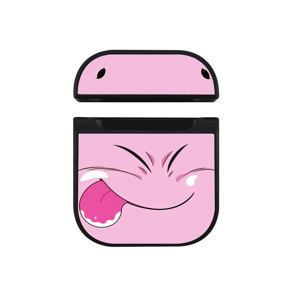Majin Buu Cute Face Apple Airpods Case Black