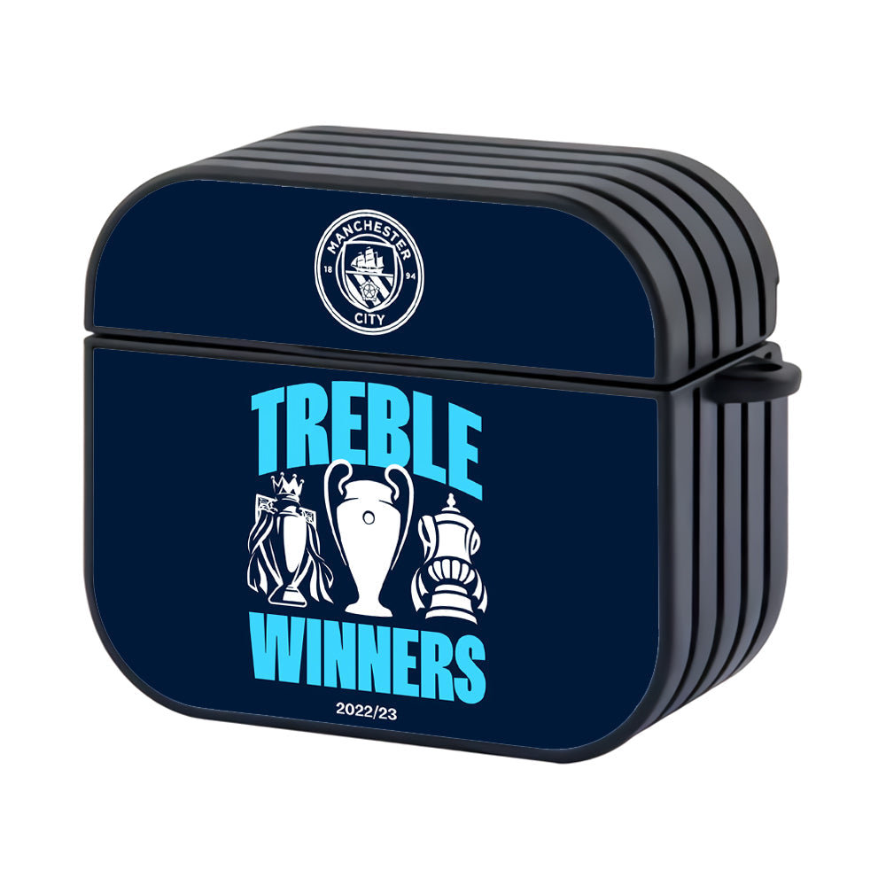 Manchester CIty Treble Winners Apple Airpods 4 Case